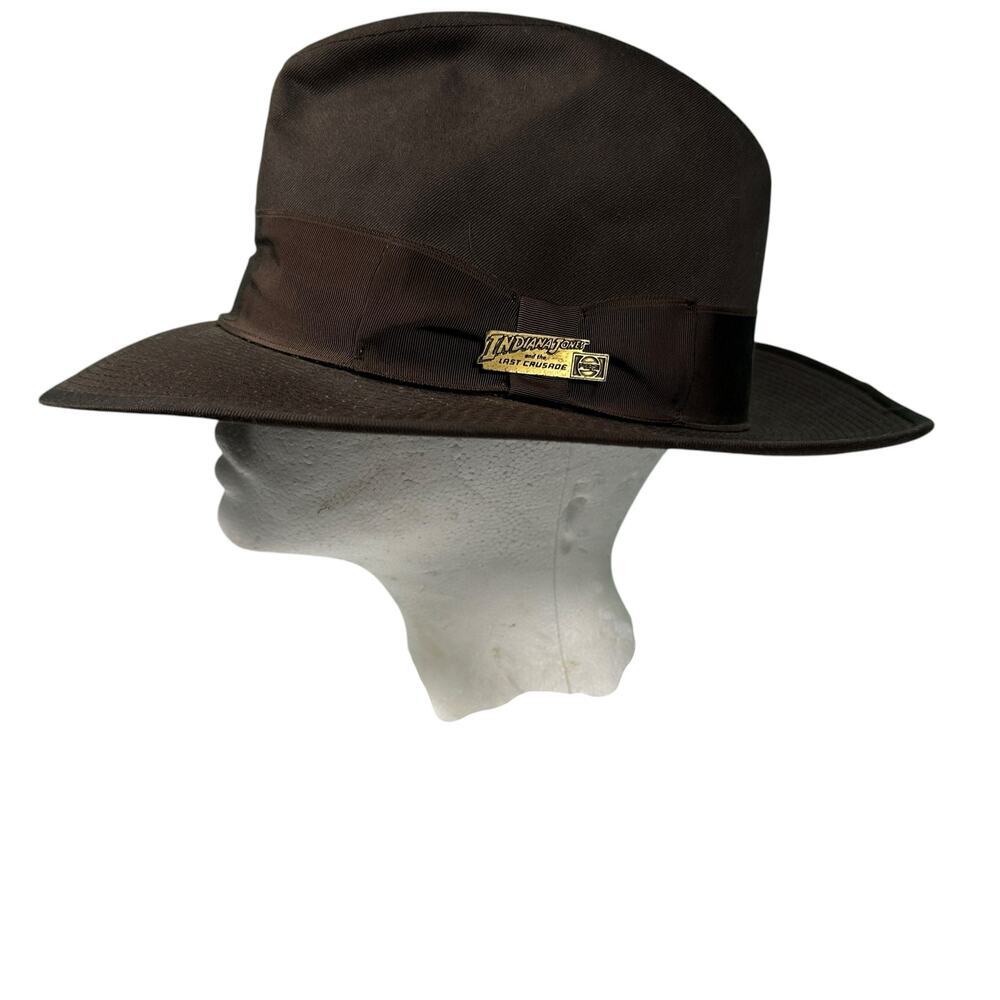Vintage Stetson Indiana Jones Hat 1989 Size Medium 7-7 1/8 Movie Memorabilia - Picture 3 of 16